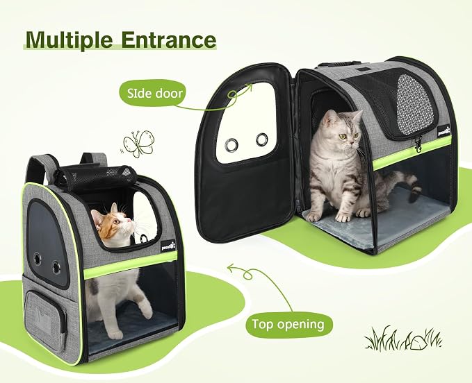 Pecute Pet Carrier Backpack, Cat Backpack Carrier, Expandable - Image 8