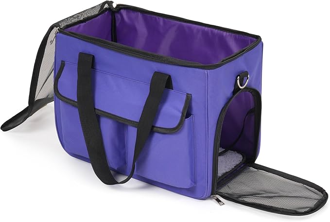 Cat & Dog Carrier for Pets Up to 15 Lbs, Airline Approved Soft-Sided - Image 9