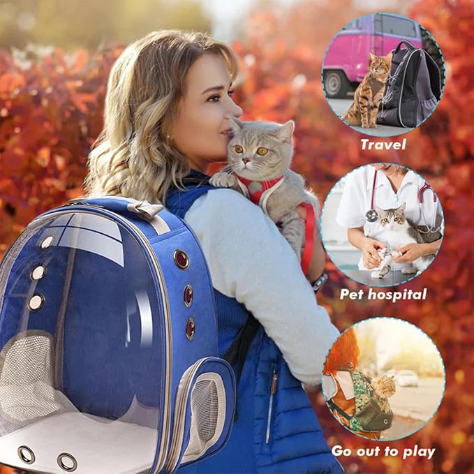 Cat Backpack Carrier, Pet Cat Carrier - Image 5