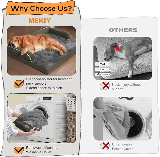 Dog Bed Medium Size Dog-Orthopedic Waterproof Bed - Image 4