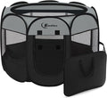 Dog Cat Playpen, Puppy Pet Playpen Indoor by Siedihit