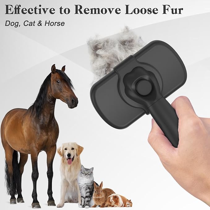 Self Cleaning Shedding Brush - Image 6
