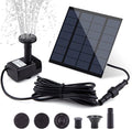 Solar Fountain Pump Kit with Separate Solar Panel, 1.8 W Upgraded Solar Water by LAWOHO