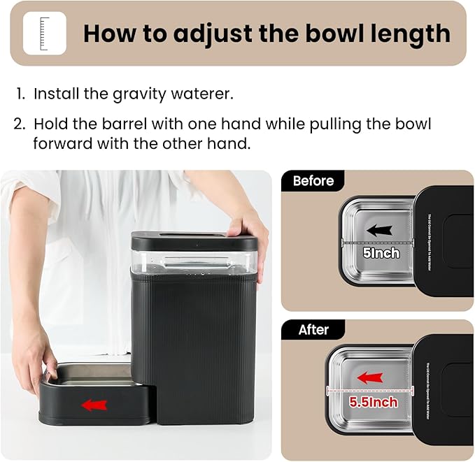 Gardner Pet Automatic Dog Water Dispenser Gravity Waterer - Image 8
