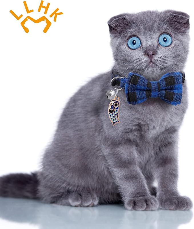 LLHK 4 Pack Small Fish Cat Collars - Image 7