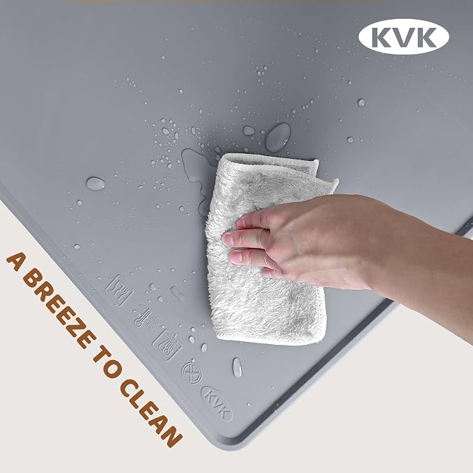 Extra Extra Large Silicone Dog Food Mat 39.4×43.3in and 128oz Silicone Bag Set - Image 7