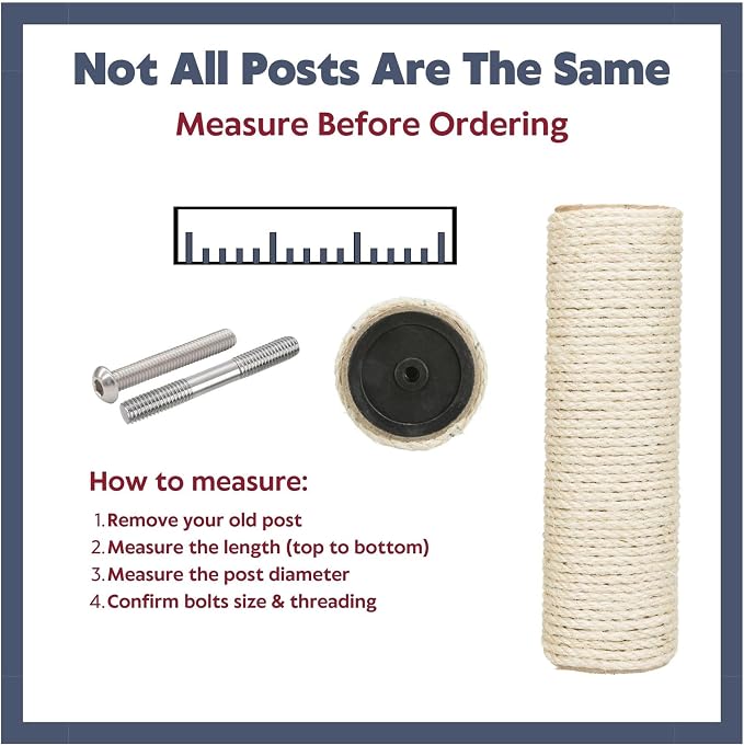 TRIXIE Replacement Sisal Post for Cat Scratching Posts, Backup Scratcher for - Image 5