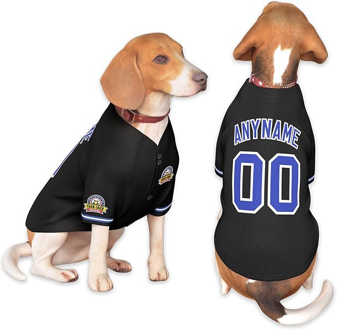 Custom Dog Baseball Jersey by KXK