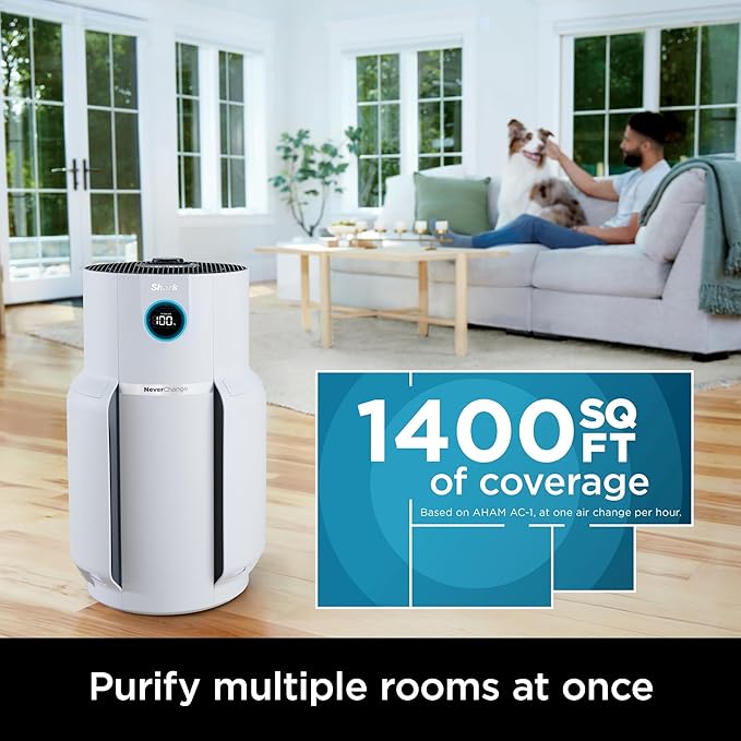 Shark Air Purifier with NeverChange Air Filter Technology, 5 Year HEPA Filter - Image 3