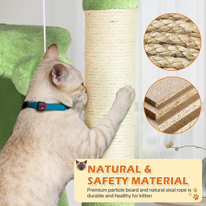54” Cat Tree Tower for Indoor Cats - Image 4