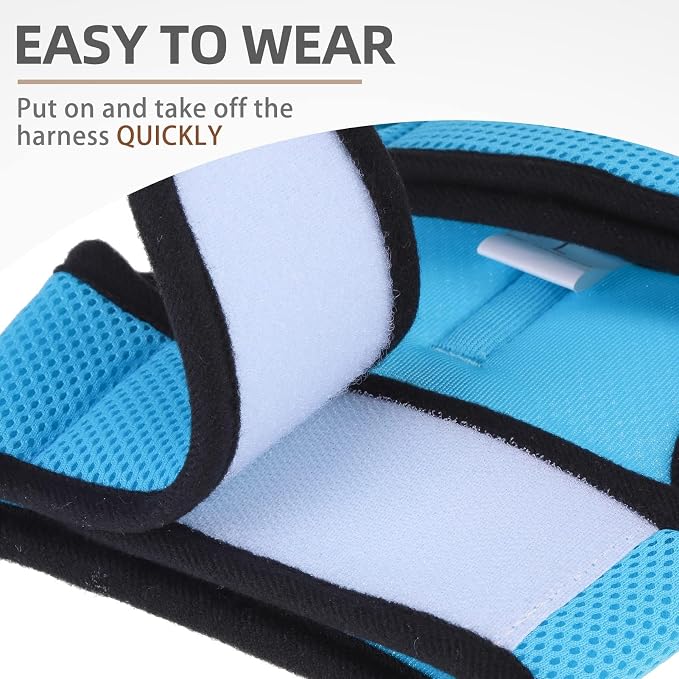 PUPTECK Soft Mesh Cat Vest Harness and Leash Set Puppy Padded Pet Harnesses - Image 5