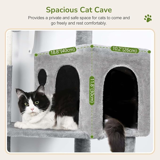 Globlazer Cat Tree Tower with Scratching Post - Image 3