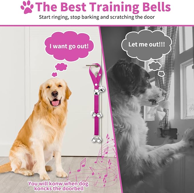 2 Pack Dog Doorbells, Pet Training Bells - Image 7