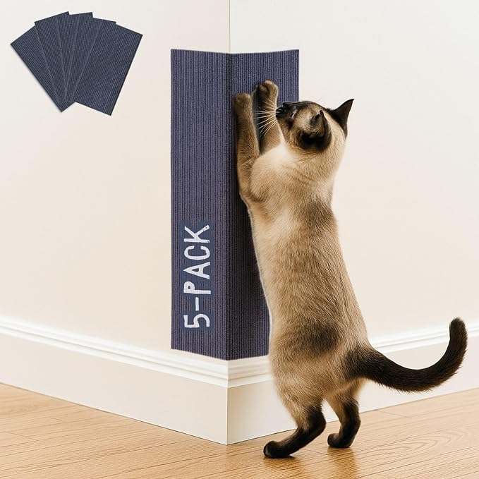 Cat Scratch Mat, 23.6’’ x 11.8’’ Cat Wall Corner Scratcher, Versatile by 2ME