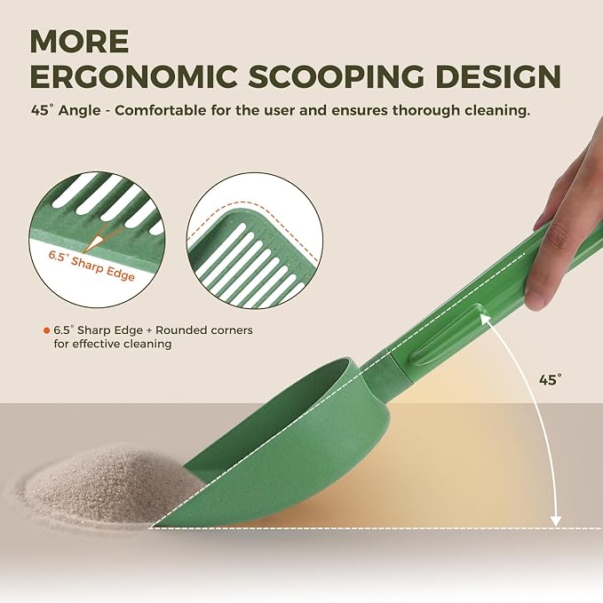 Cactus Cat Litter Scooper with Holder - Image 8