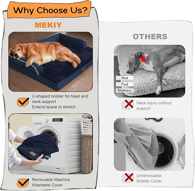 Extra Large Dog Bed-Orthopedic Waterproof XL Dog Bed - Image 4