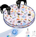 ORSDA Interactive Cat Toys Ball, Automatic Fast Rolling Ball in Pouch, Hide and by ORSDA