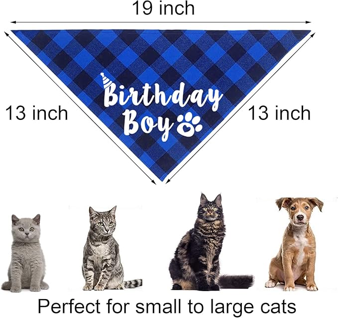 Cat Birthday Party Supplies, Cat Birthday Hat - Image 5