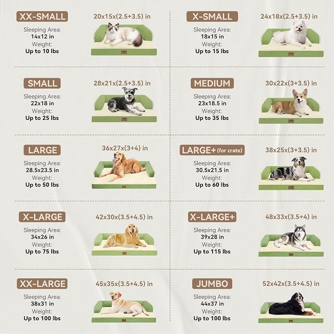 Large Dog Bed Orthopedic Washable - Image 2