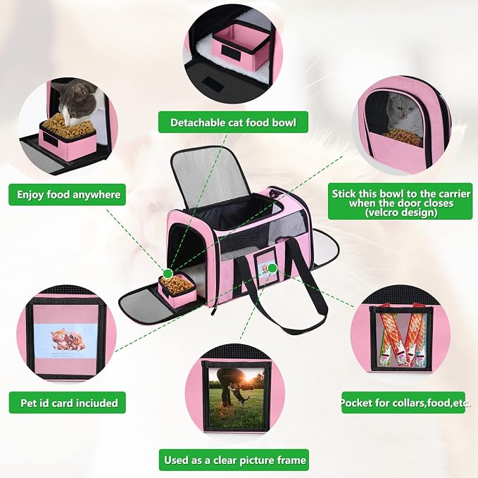 20" Large Cat Carrier Soft Sided - Image 3