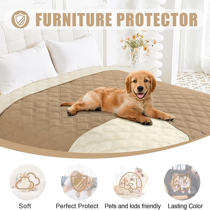 Smiry Waterproof Dog Bed Cover Blanket 40x70, Soft Reversible Pet Blanket - Image 8