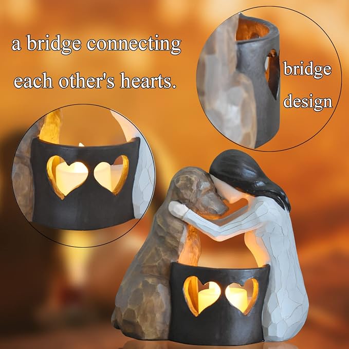Dog Memorial Gifts，Pet Loss Gifts，Hand-Sculpted Dogs Passing Away Sympathy - Image 4