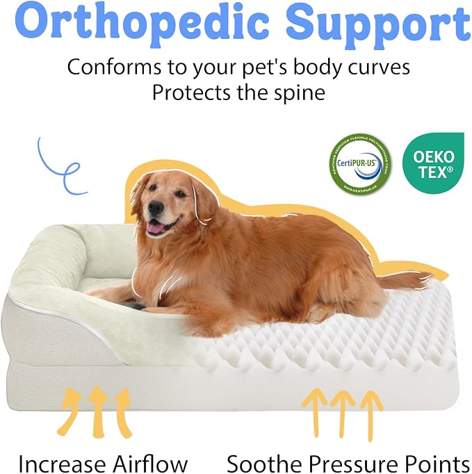 Orthopedic Washable Large Dog Bed - Image 2