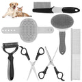 Pet Grooming Kit – Shedding Slicker Brush & Bath Massage Tool by Aiolpy