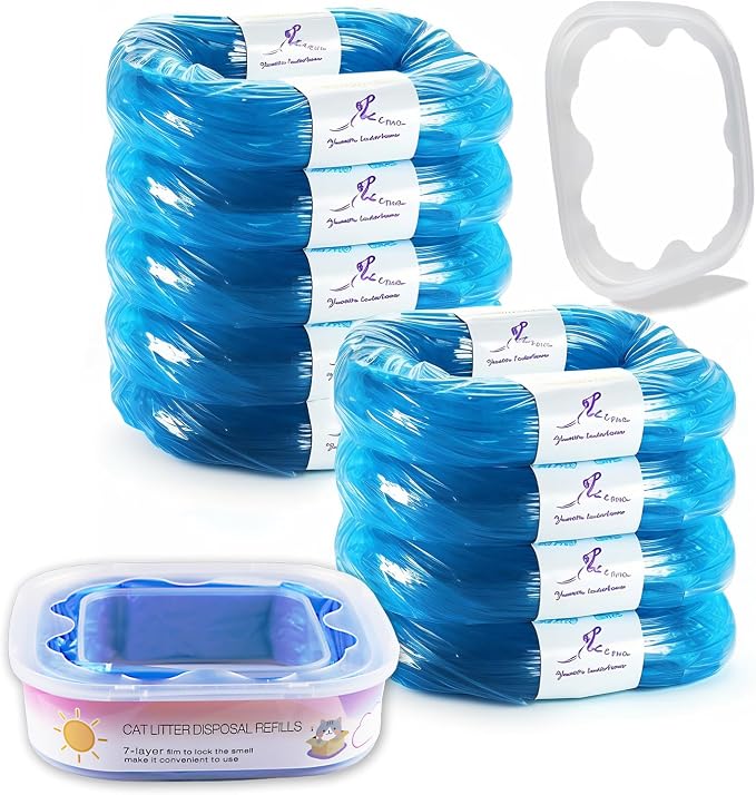 9 Pack Cat Litter Refills Bags Compatible - Image 7