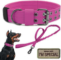 Tactical Dog Collar Military Adjustable Dog Collars Soft Nylon Training Collar by Periflowin