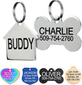 GoTags Stainless Steel Pet ID Tags, Personalized Dog Tags and Cat Tags by GoTags