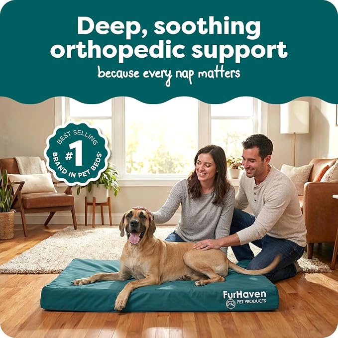 FurHaven Water-Resistant Orthopedic Dog Bed - Image 2