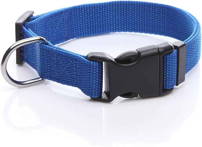 Adjustable Nylon Dog Collar, pet Collar 1 Inch 3/4 Inch 5/8 Inch Wide,