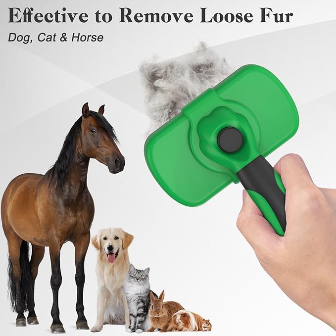 Self Cleaning Deshedding Brush for Dogs & Cats - Image 6