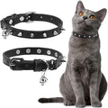 EXPAWLORER Leather Cat Collar for Girl Boy- Adjustable Pet Collar by EXPAWLORER