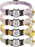 4 Pack-QR Code Cat Collar Breakaway Safe by Taghelp
