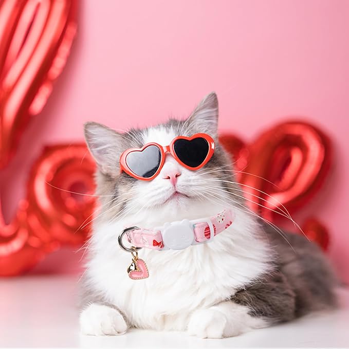 2 Pack Valentine's Day Cat Collar - Image 2