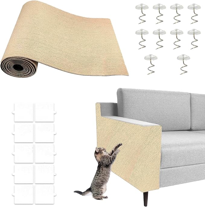 Cat Scratching Mat, Furniture Protector, DIY Cats Scratch Mat by Unknown