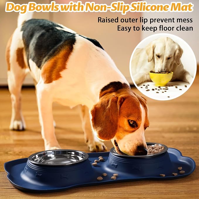 Hubulk Pet Dog Bowls 2 Stainless Steel Dog Bowl - Image 6