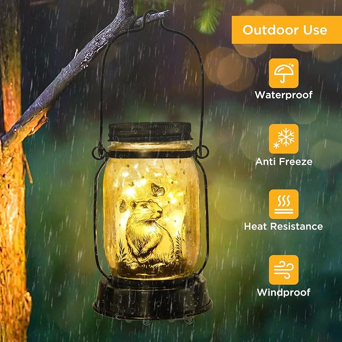 kyoryuger Capybara Gifts for Women/Men Capybara Solar Lanterns Mom Grandma - Image 5