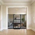 Lumizone Extra Tall Pet Gate 55.12" High Pressure Mounted 63.39"-67.90" Extra by Lumizone