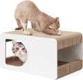 EHEYCIGA Cardboard Cat Scratcher House, 20-Inch Corrugated Cat Scratcher by EHEYCIGA