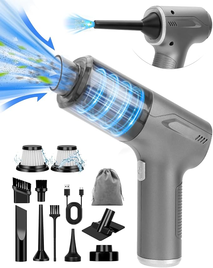 Car Handheld Vacuum Cordless 4 in 1, 20000PA Car Vacuums Cleaner Portable by SUPRBIRD