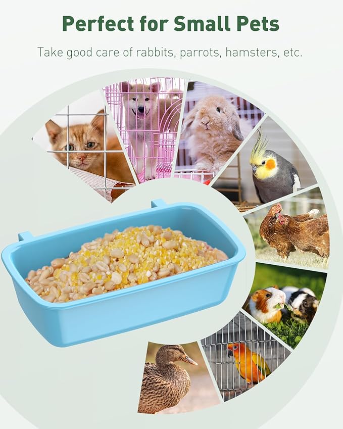 Pawfly Hanging Feeder, Food and Water Container, Feeding Dishes Coop Cups - Image 2