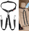 Dog Seat Belt for Car, Dual Pet Vehicle Headrest Restraint Safety Seatbelt by Unknown