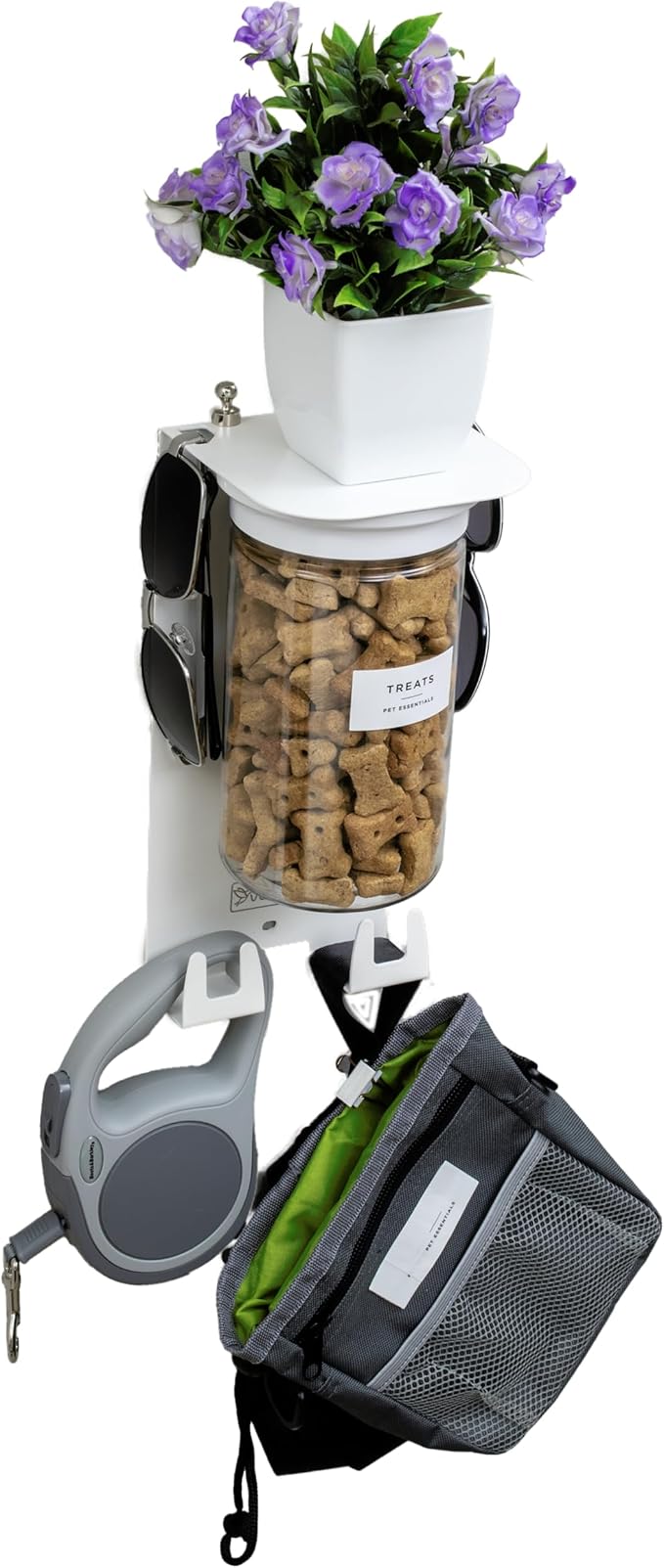 Dog Treat Holder For Wall Storage For Pets, Premium Pet Wall Organizer by Unknown
