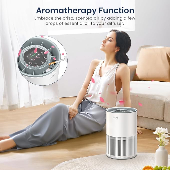 Air Purifiers for Home Large Room up to 1200ft², LUNINO H13 True HEPA Air - Image 8