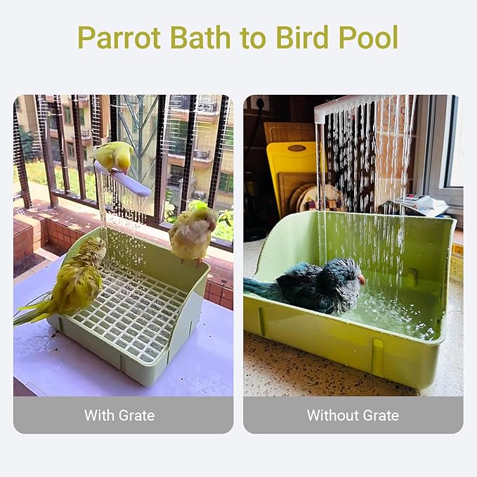 Bird Bath, Automatic Parrot Shower Bath - Image 6