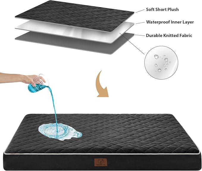 WNPETHOME Orthopedic Big Dog Beds Large Sized Dog, Waterproof Extra Large Dogs - Image 5