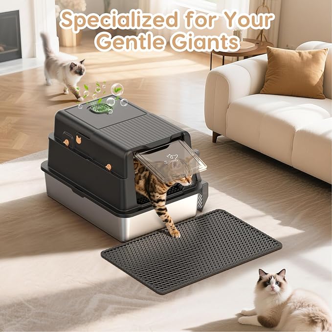 L8 Max-XXXL Stainless Steel Litter Box - Image 7